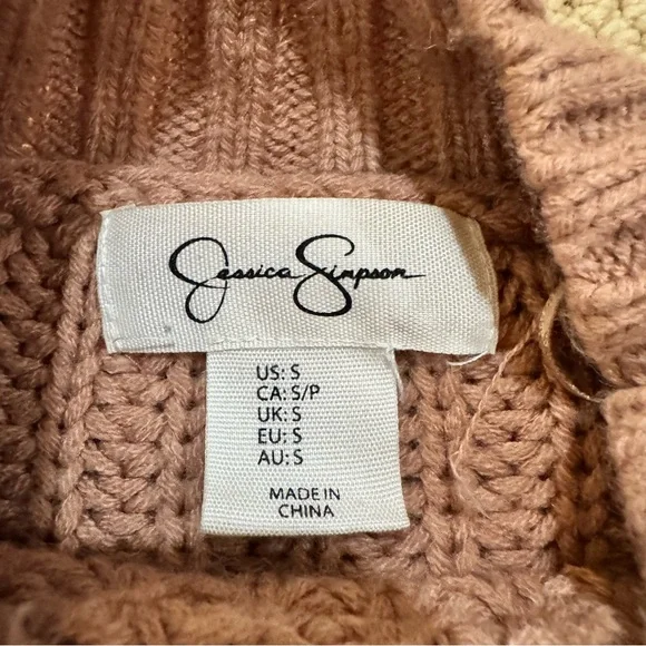 Cozy Knit Women's Sweater in Rose - Picture 2 of 4